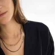 Pure Steel - Necklace Gold 45cm + Ext