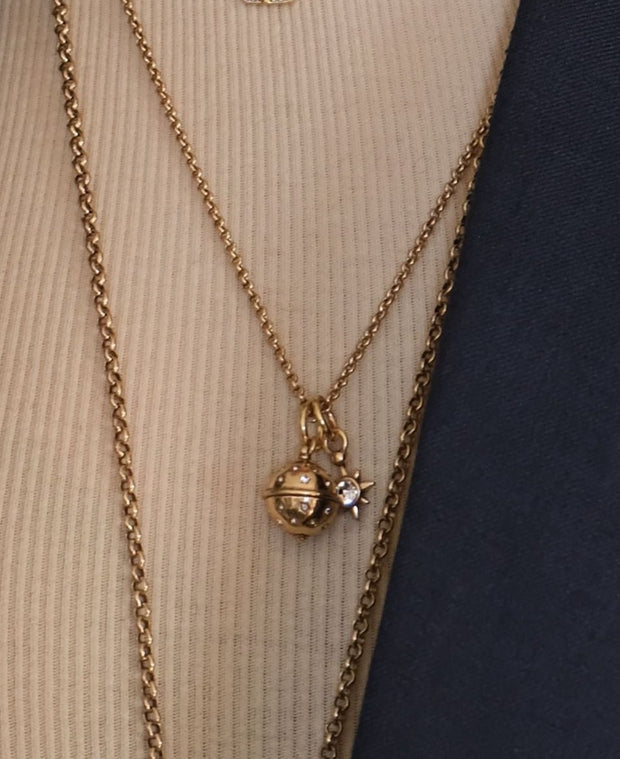 Astro Gold Necklace 65cm