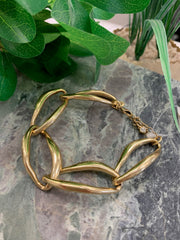 Sculptured Link Bracelet