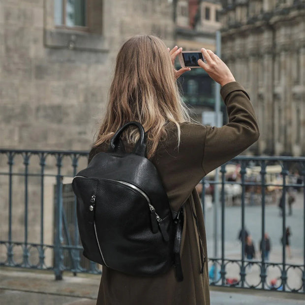 Osaka - Casual Ladies Zip-Top Backpack