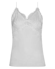 First Taste Of Fame Silk Camisole - White