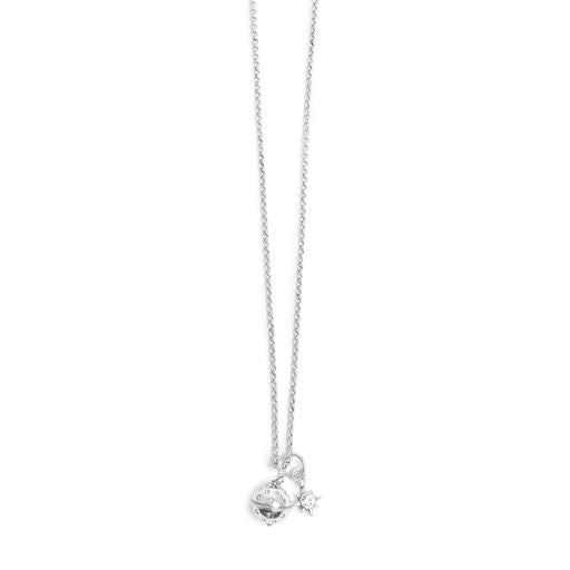 Astro Silver Necklace 65cm